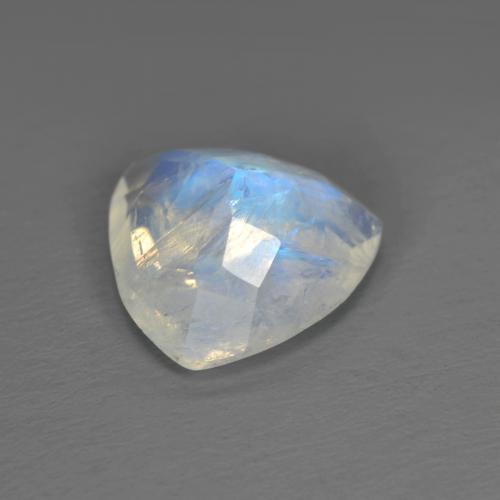 Rainbow Moonstone Gemstone in 8 x 8 mm (calibrated) Size for Sale, Rainbow Moonstone Stone in Bluish White Color