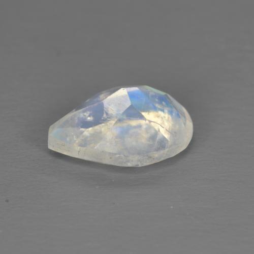 Rainbow Moonstone Gemstone in 9 x 6 mm (calibrated) Size for Sale, Rainbow Moonstone Stone in Bluish White Color