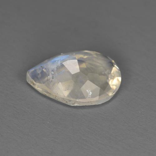 Rainbow Moonstone Gemstone in 10 x 7 mm (calibrated) Size for Sale, Rainbow Moonstone Stone in Bluish White Color