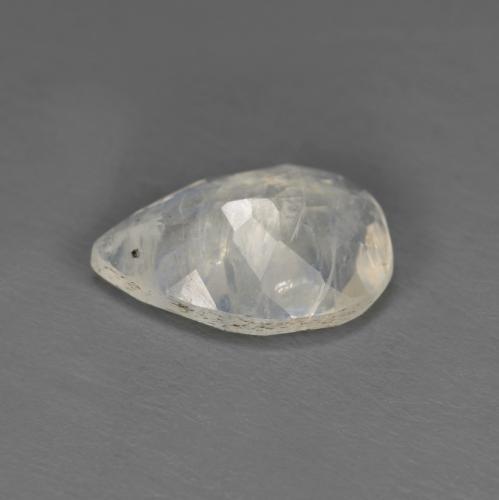 Rainbow Moonstone Gemstone in 10 x 7 mm (calibrated) Size for Sale, Rainbow Moonstone Stone in Bluish White Color
