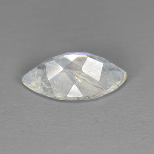 Rainbow Moonstone Gemstone in 13.1 x 7.3 mm Size for Sale, Rainbow Moonstone Stone in Bluish White Color