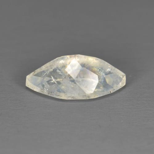 Rainbow Moonstone Gemstone in 11.5 x 6.2 mm Size for Sale, Rainbow Moonstone Stone in Bluish White Color