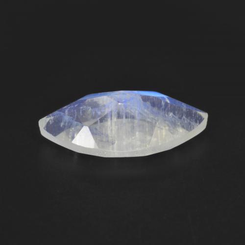 Rainbow Moonstone Gemstone in 13.8 x 7 mm Size for Sale, Rainbow Moonstone Stone in Bluish White Color