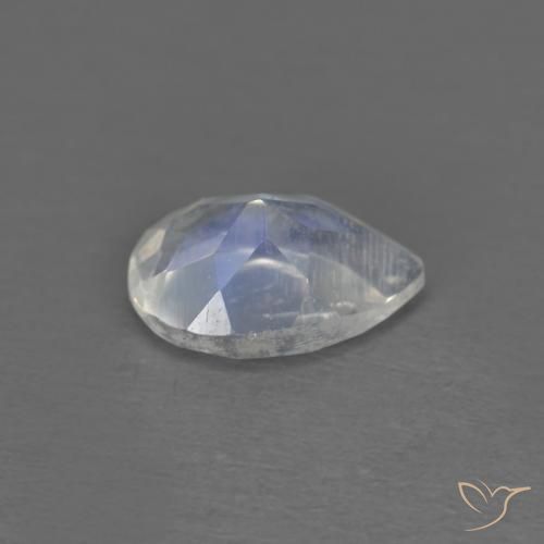 Rainbow Moonstone Gemstone in 7 x 5 mm (calibrated) Size for Sale, Rainbow Moonstone Stone in Bluish White Color