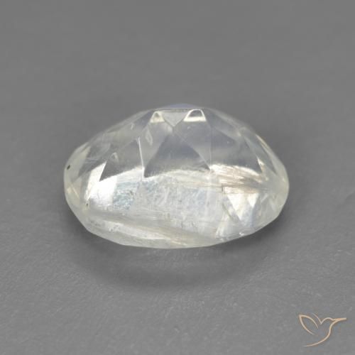 Rainbow Moonstone Gemstone in 10 x 8 mm (calibrated) Size for Sale, Rainbow Moonstone Stone in Bluish White Color