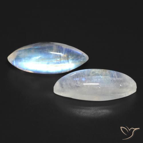 Best Rainbow Moonstones for a pair of Earrings