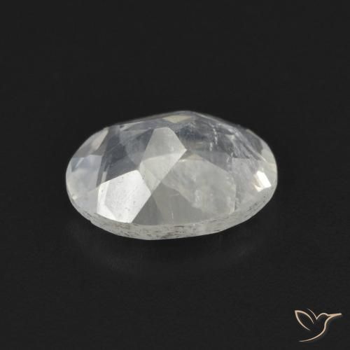 Rainbow Moonstone Gemstone in 8 x 6 mm (calibrated) Size for Sale, Rainbow Moonstone Stone in Bluish White Color