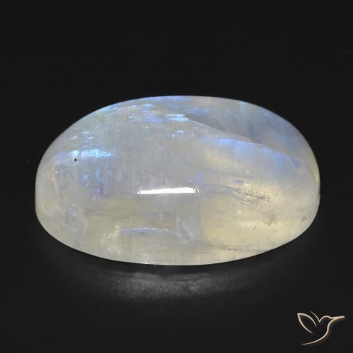 Best Rainbow Moonstone for a June Birthstone Ring | Big Size, Top Color Play