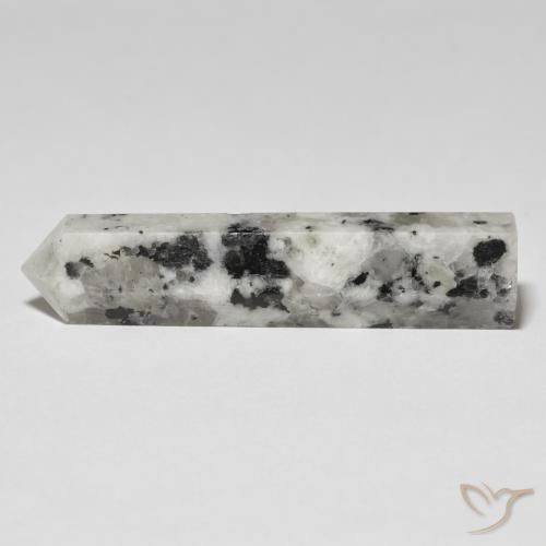 32.12 ct Multicolor Rainbow Moonstone Stone, Natural Rainbow Moonstone in Pencil Cut Shape for Sale