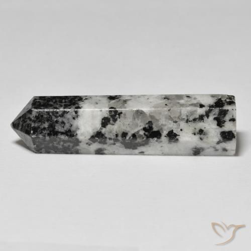 44.23 ct Multicolor Rainbow Moonstone Stone, Natural Rainbow Moonstone in Pencil Cut Shape for Sale