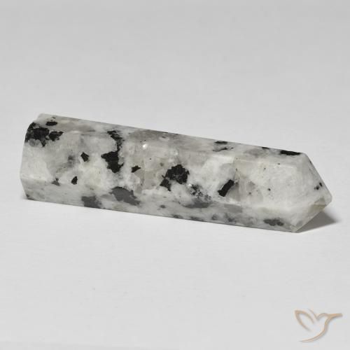 Rainbow Moonstone Gemstone in 40.9 x 11.6 mm Size for Sale, Rainbow Moonstone Stone in Multicolor Color