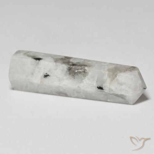 Rainbow Moonstone Gemstone in 36.5 x 11.8 mm Size for Sale, Rainbow Moonstone Stone in Multicolor Color