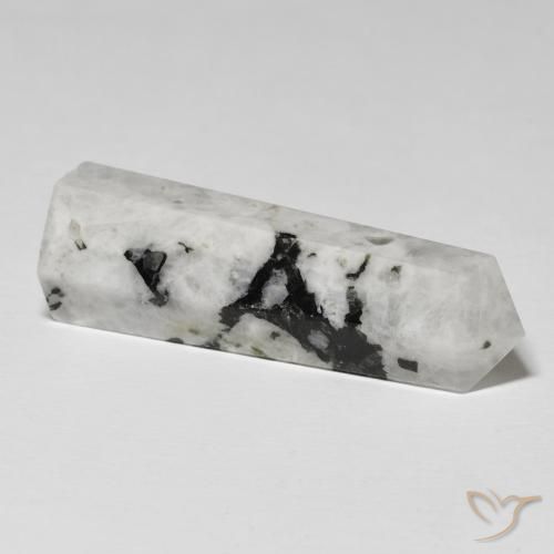 Rainbow Moonstone Gemstone in 37.3 x 12.5 mm Size for Sale, Rainbow Moonstone Stone in Multicolor Color