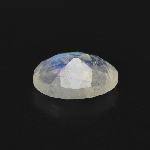Rainbow Moonstone Gemstone in 7 x 5 mm (calibrated) Size for Sale, Rainbow Moonstone Stone in Bluish White Color