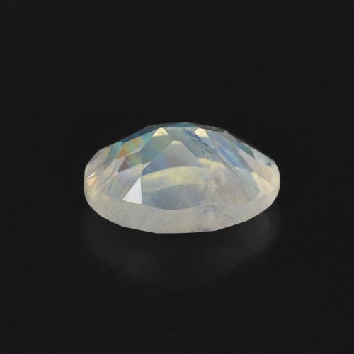 Rainbow Moonstone Gemstone in 7 x 5 mm (calibrated) Size for Sale, Rainbow Moonstone Stone in Bluish White Color