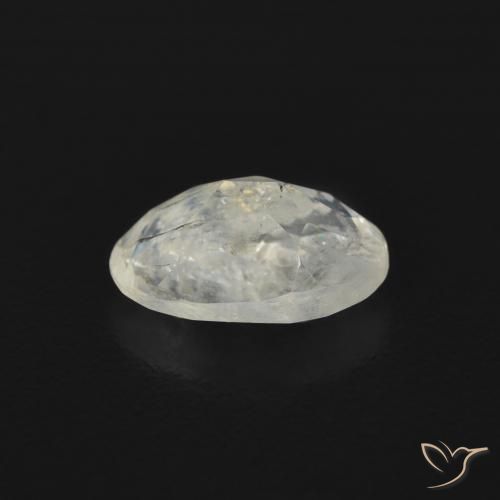 Rainbow Moonstone Gemstone in 7 x 5 mm (calibrated) Size for Sale, Rainbow Moonstone Stone in Bluish White Color