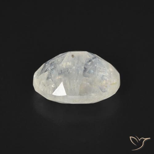 Rainbow Moonstone Gemstone in 9 x 7 mm (calibrated) Size for Sale, Rainbow Moonstone Stone in Bluish White Color
