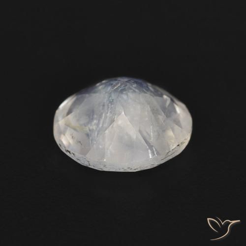 Rainbow Moonstone Gemstone in 7 mm (calibrated) Size for Sale, Rainbow Moonstone Stone in Bluish White Color