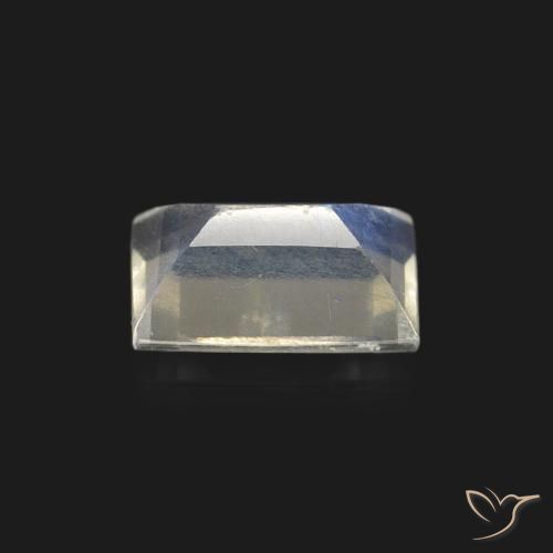 Rainbow Moonstone Gemstone in 4 x 4 mm (calibrated) Size for Sale, Rainbow Moonstone Stone in Bluish White Color
