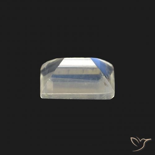 Rainbow Moonstone Gemstone in 5.8 x 3.8 mm Size for Sale, Rainbow Moonstone Stone in Bluish White Color