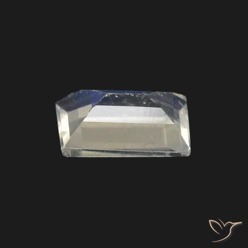Rainbow Moonstone Gemstone in 9.1 x 4.2 mm Size for Sale, Rainbow Moonstone Stone in Bluish White Color