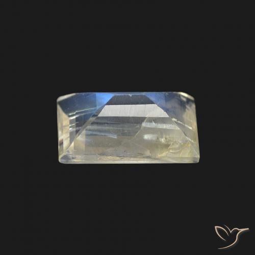 Rainbow Moonstone Gemstone in 7 x 5 mm (calibrated) Size for Sale, Rainbow Moonstone Stone in Bluish White Color