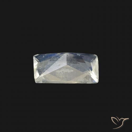 Rainbow Moonstone Gemstone in 6 x 4 mm (calibrated) Size for Sale, Rainbow Moonstone Stone in Bluish White Color