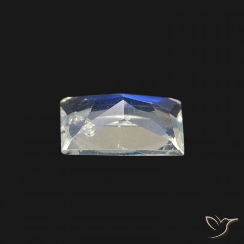 Rainbow Moonstone Gemstone in 6 x 4 mm (calibrated) Size for Sale, Rainbow Moonstone Stone in Bluish White Color