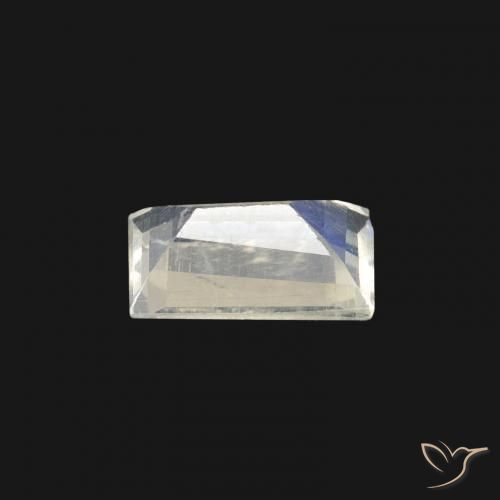 Rainbow Moonstone Gemstone in 6 x 4 mm (calibrated) Size for Sale, Rainbow Moonstone Stone in Bluish White Color