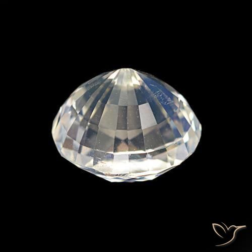 Rainbow Moonstone Gemstone in 8.1 x 7.2 mm Size for Sale, Rainbow Moonstone Stone in Multicolor White Color