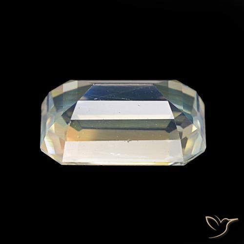 Rainbow Moonstone Gemstone in 10.3 x 6.9 mm Size for Sale, Rainbow Moonstone Stone in Multicolor White Color