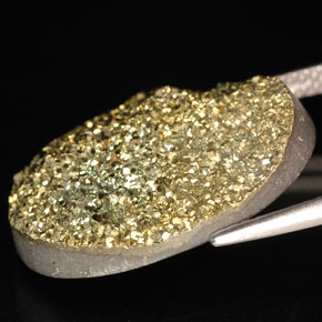 Rainbow Pyrite Gemstone in 20.5 x 14.2 mm Size for Sale, Rainbow Pyrite Stone in Multicolor Color