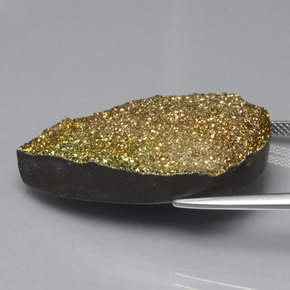 Rainbow Pyrite Gemstone in 33.3 x 22.2 mm Size for Sale, Rainbow Pyrite Stone in Multicolor Color
