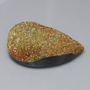 38.45 ct Multicolor Rainbow Pyrite Stone, Natural Rainbow Pyrite in Fancy Crystal Cluster Shape for Sale
