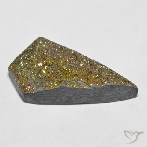 Rainbow Pyrite Gemstone in 25.5 x 12.8 mm Size for Sale, Rainbow Pyrite Stone in Multicolor Color
