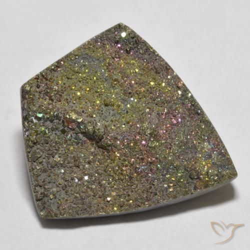Pirite arcobaleno da 15,88 ct, 22,9 x 20,4 mm dalla Russia, Photo A