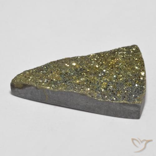 Rainbow Pyrite Gemstone in 23.1 x 14 mm Size for Sale, Rainbow Pyrite Stone in Multicolor Color