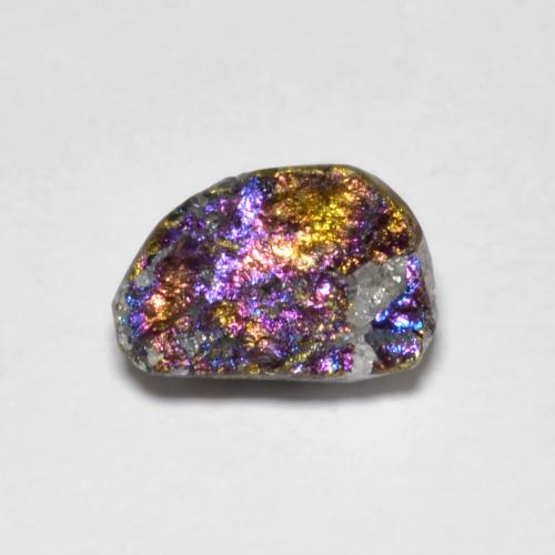 1.94 ct Multicolor Rainbow Pyrite Gemstone, Rainbow Pyrite Gem in Fancy Crystal Cluster Shape for Sale.