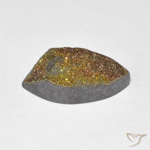 Rainbow Pyrite Gemstone in 16 x 8 mm (calibrated) Size for Sale, Rainbow Pyrite Stone in Multicolor Color