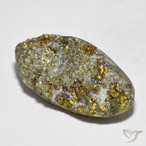 56.79 ct Multicolor Rainbow Pyrite Stone, Natural Rainbow Pyrite in Fancy Crystal Cluster Shape for Sale
