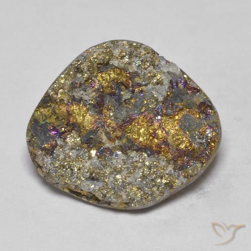 13.36ct Natural Multicolor Rainbow Pyrite, Fancy, Opaque