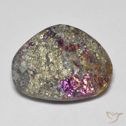 17.60ct Natural Multicolor Rainbow Pyrite, Fancy, Opaque