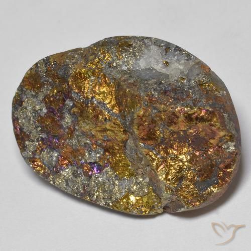 41.69 ct Multicolor Rainbow Pyrite Stone, Natural Rainbow Pyrite in Fancy Crystal Cluster Shape for Sale