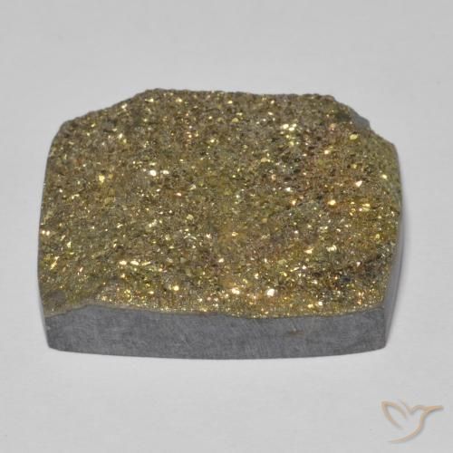 Rainbow Pyrite Gemstone in 21.2 x 17.3 mm Size for Sale, Rainbow Pyrite Stone in Multicolor Color