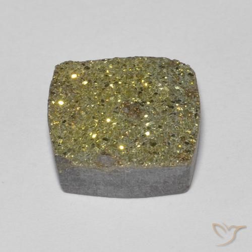 Rainbow Pyrite Gemstone in 10 x 10 mm (calibrated) Size for Sale, Rainbow Pyrite Stone in Multicolor Color