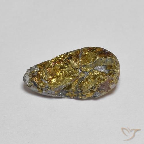 4.97 ct Multicolor Rainbow Pyrite Stone, Natural Rainbow Pyrite in Fancy Crystal Cluster Shape for Sale