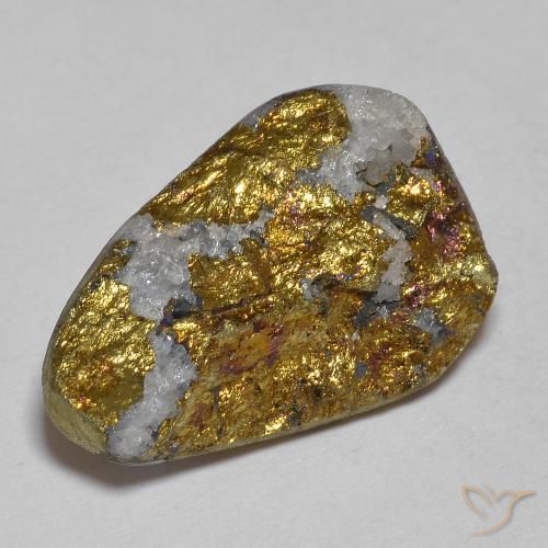 11.14 ct Multicolor Rainbow Pyrite Stone, Natural Rainbow Pyrite in Fancy Crystal Cluster Shape for Sale