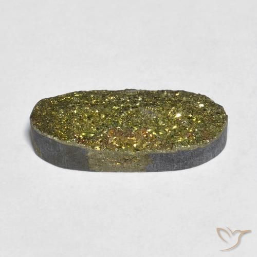 Rainbow Pyrite Gemstone in 19.4 x 8.5 mm Size for Sale, Rainbow Pyrite Stone in Multicolor Color