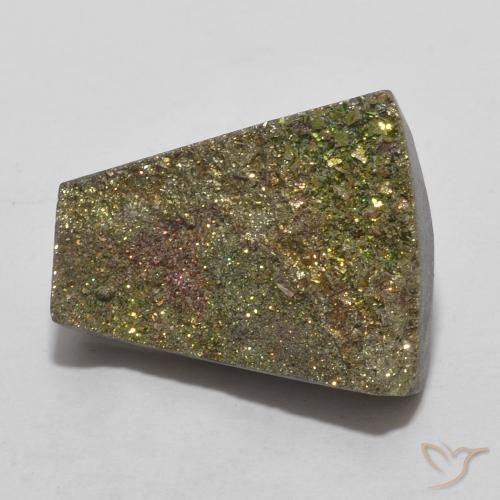 7.23ct Natural Multicolor Rainbow Pyrite, Fancy, Opaque