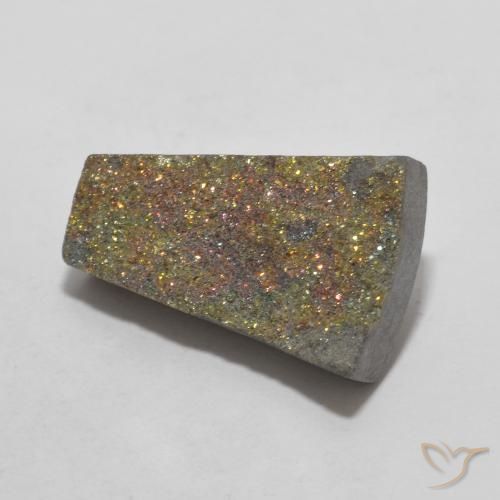 7.15 ct Multicolor Rainbow Pyrite Stone, Natural Rainbow Pyrite in Fancy Crystal Cluster Shape for Sale